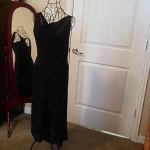 Black cocktail dress